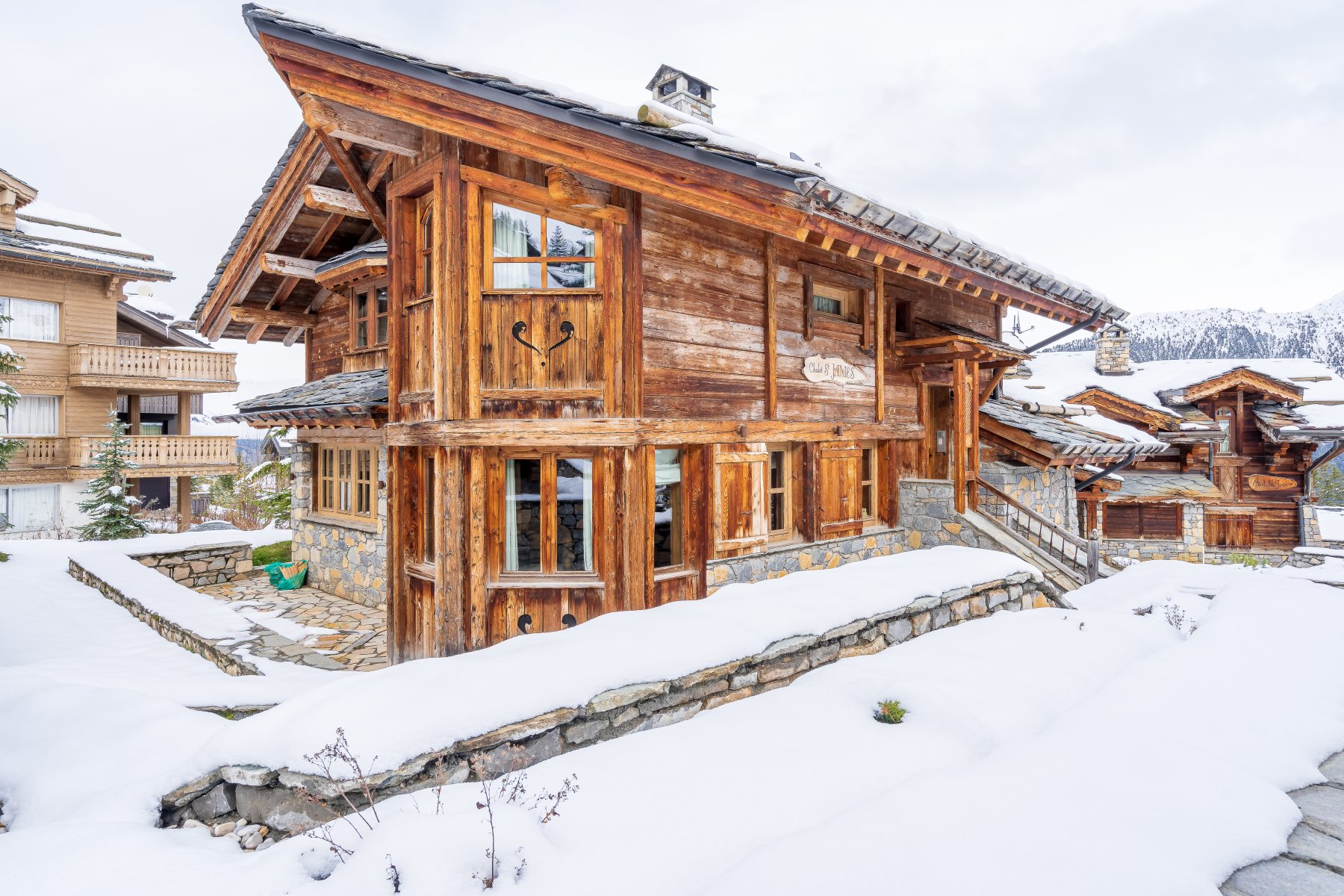 Fotografia immobiliare - chalet nella neve